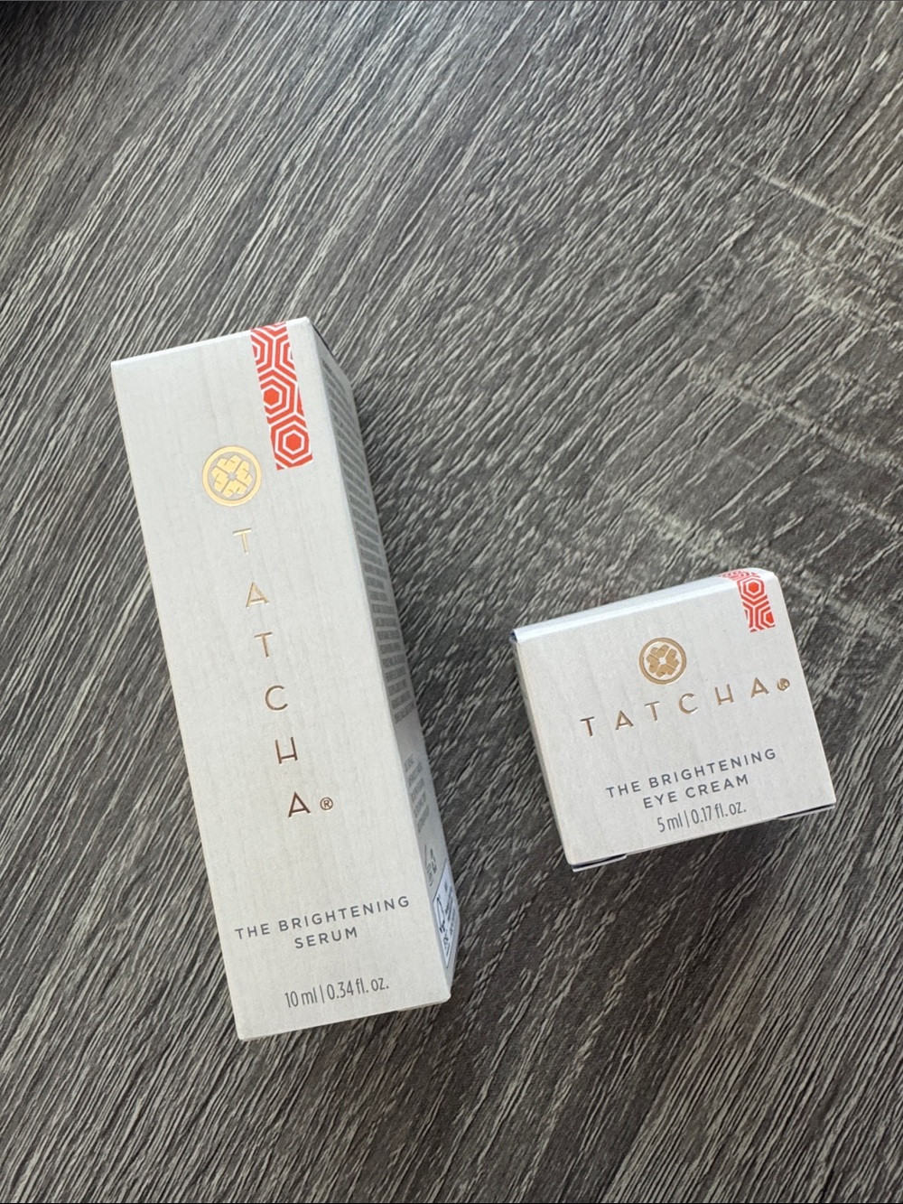 Tatcha Brightening Serum & Eye Cream Set